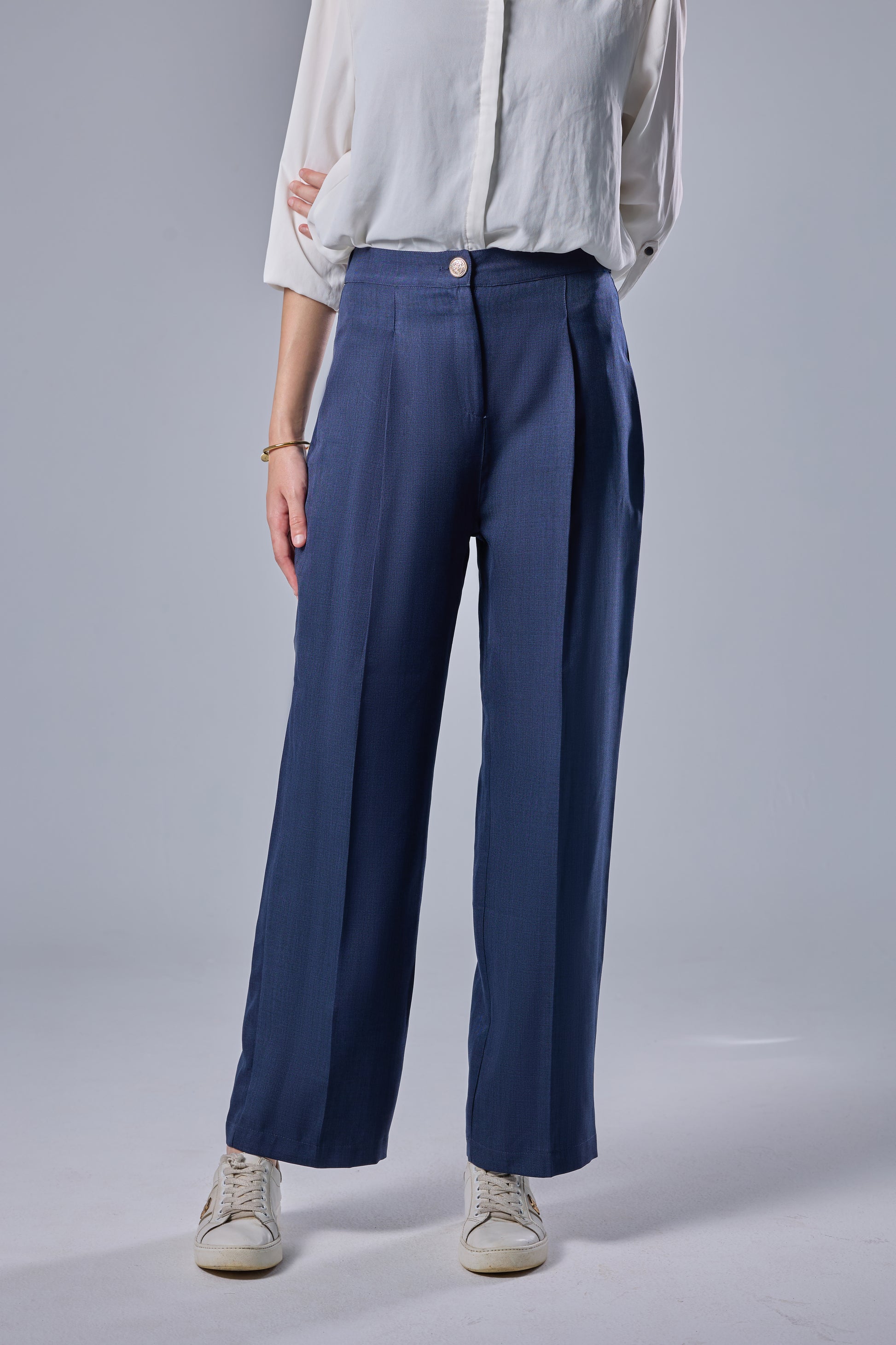 The navy pants