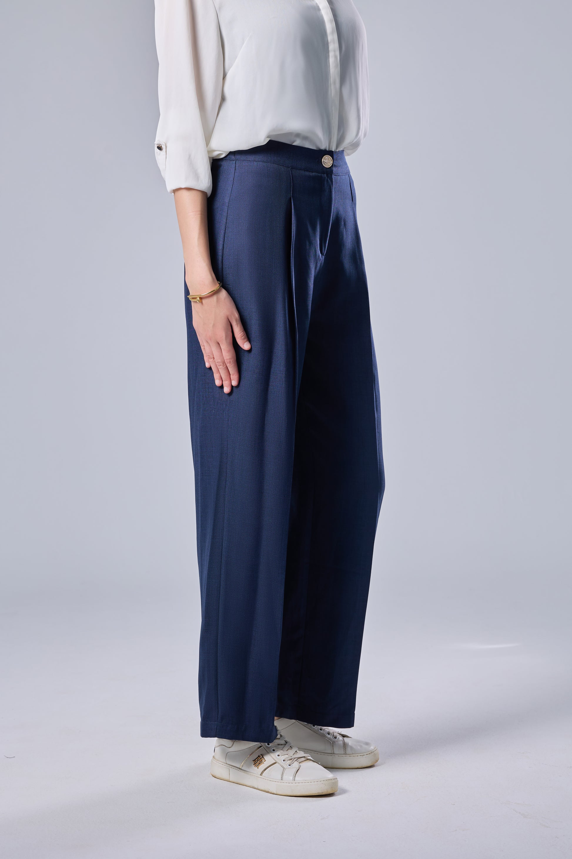 The navy pants
