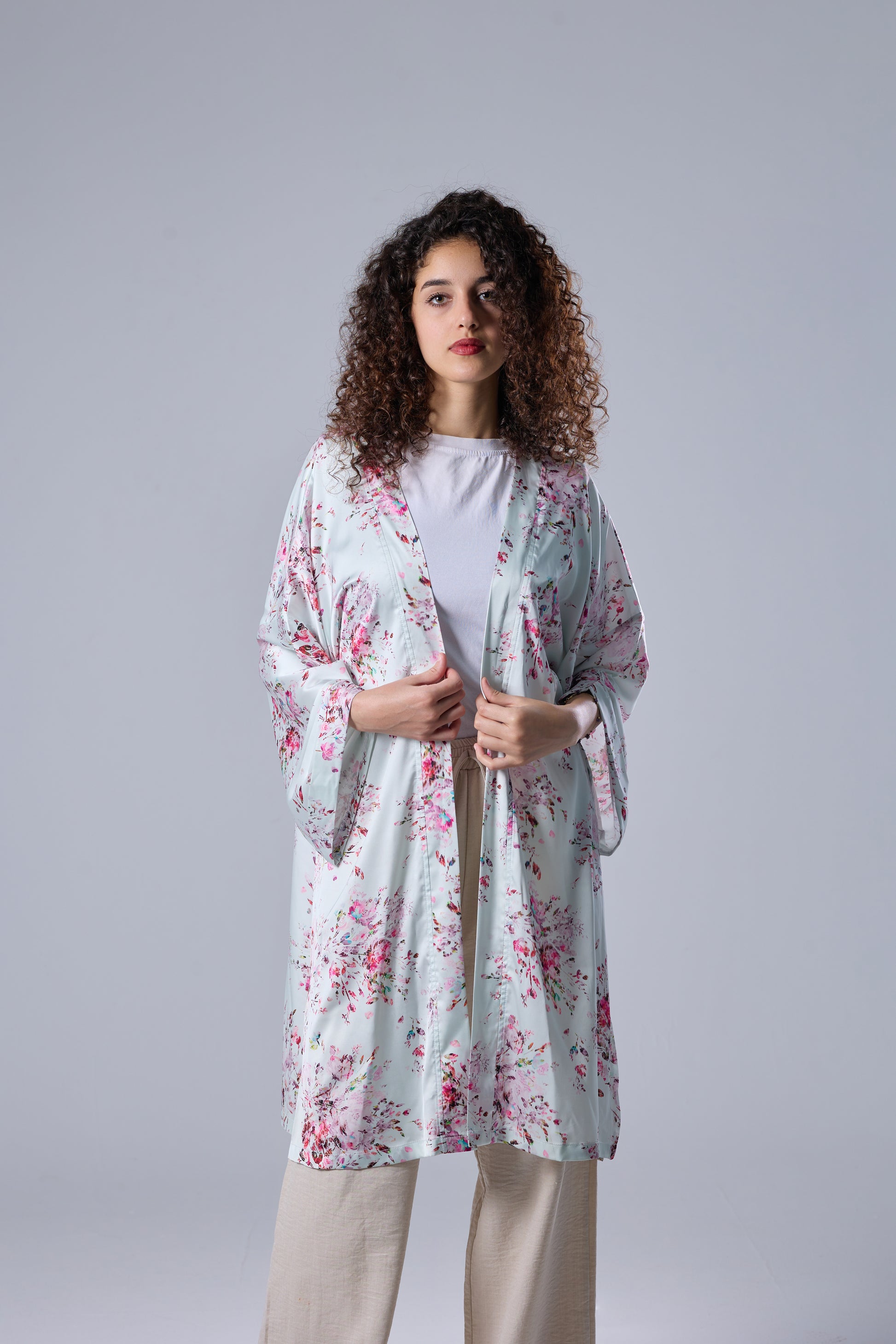 The floral kimono