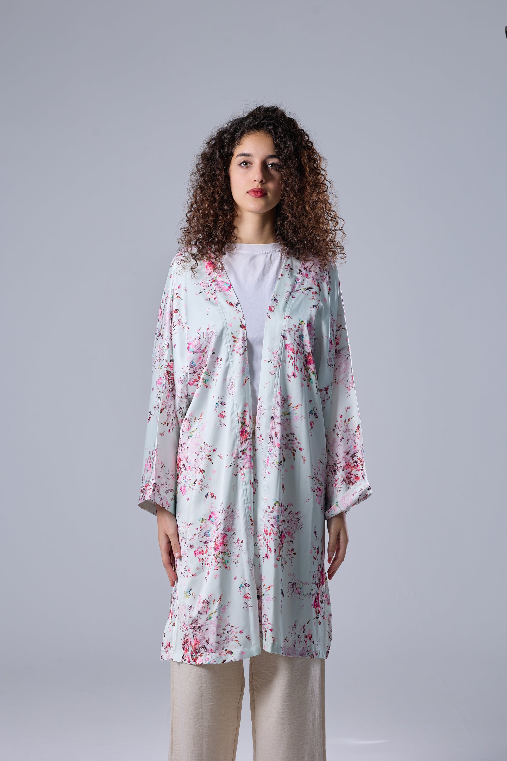 The floral kimono