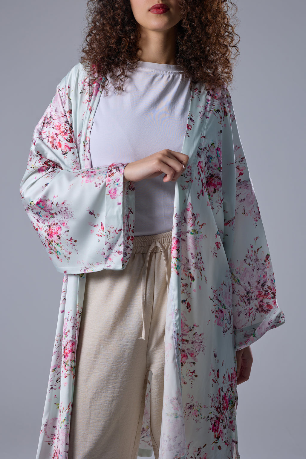 The floral kimono