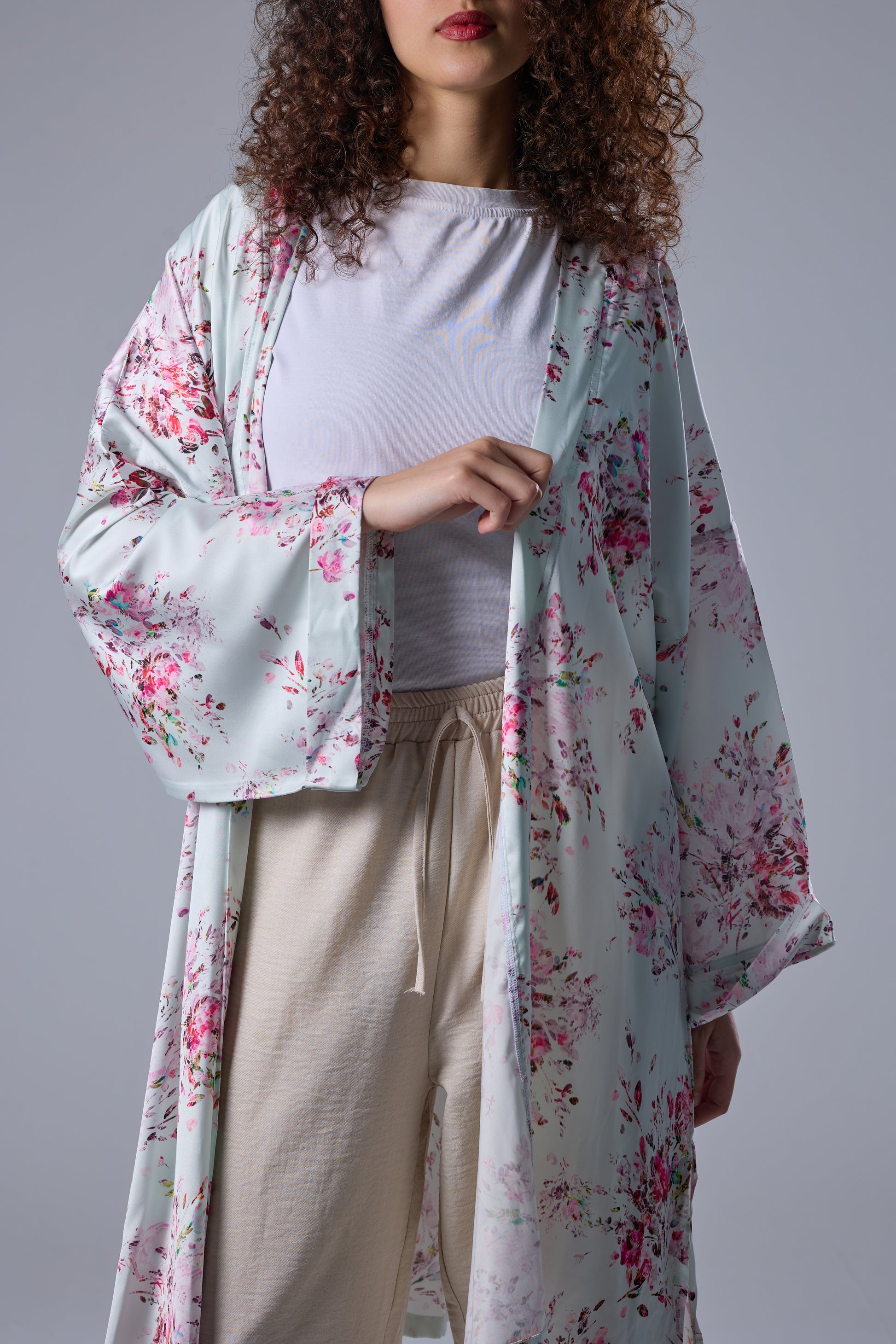 The floral kimono