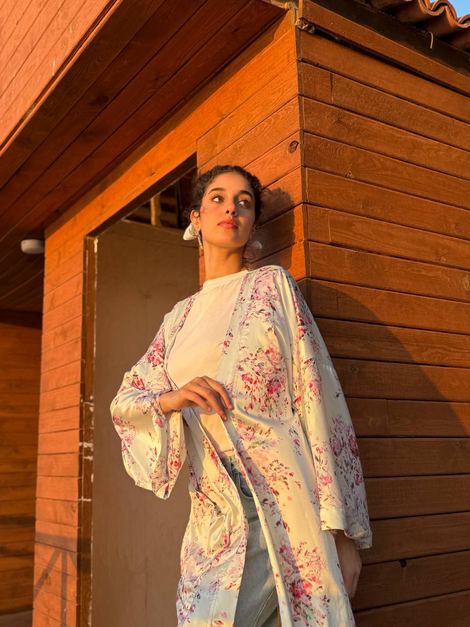 The floral kimono